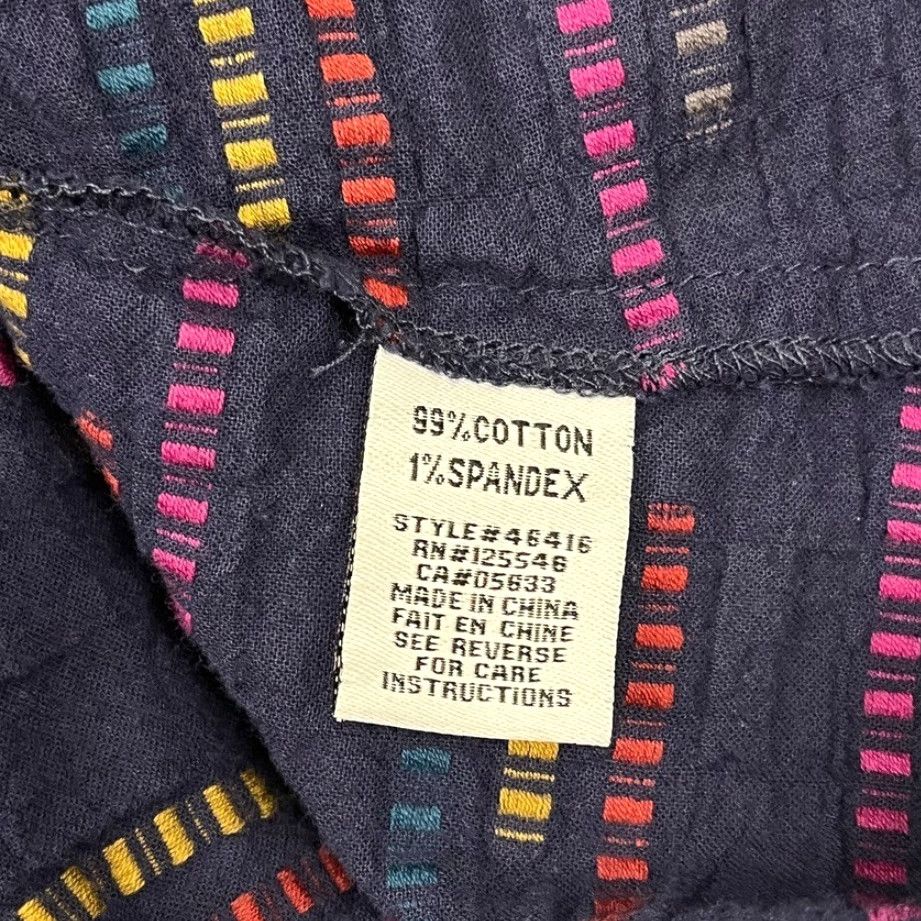 Habitat Habitat Clothes To Live Blouse Womens M Purple Artsy Wire Collar Button Front Size M / US 6-8 / IT 42-44 - 7 Thumbnail