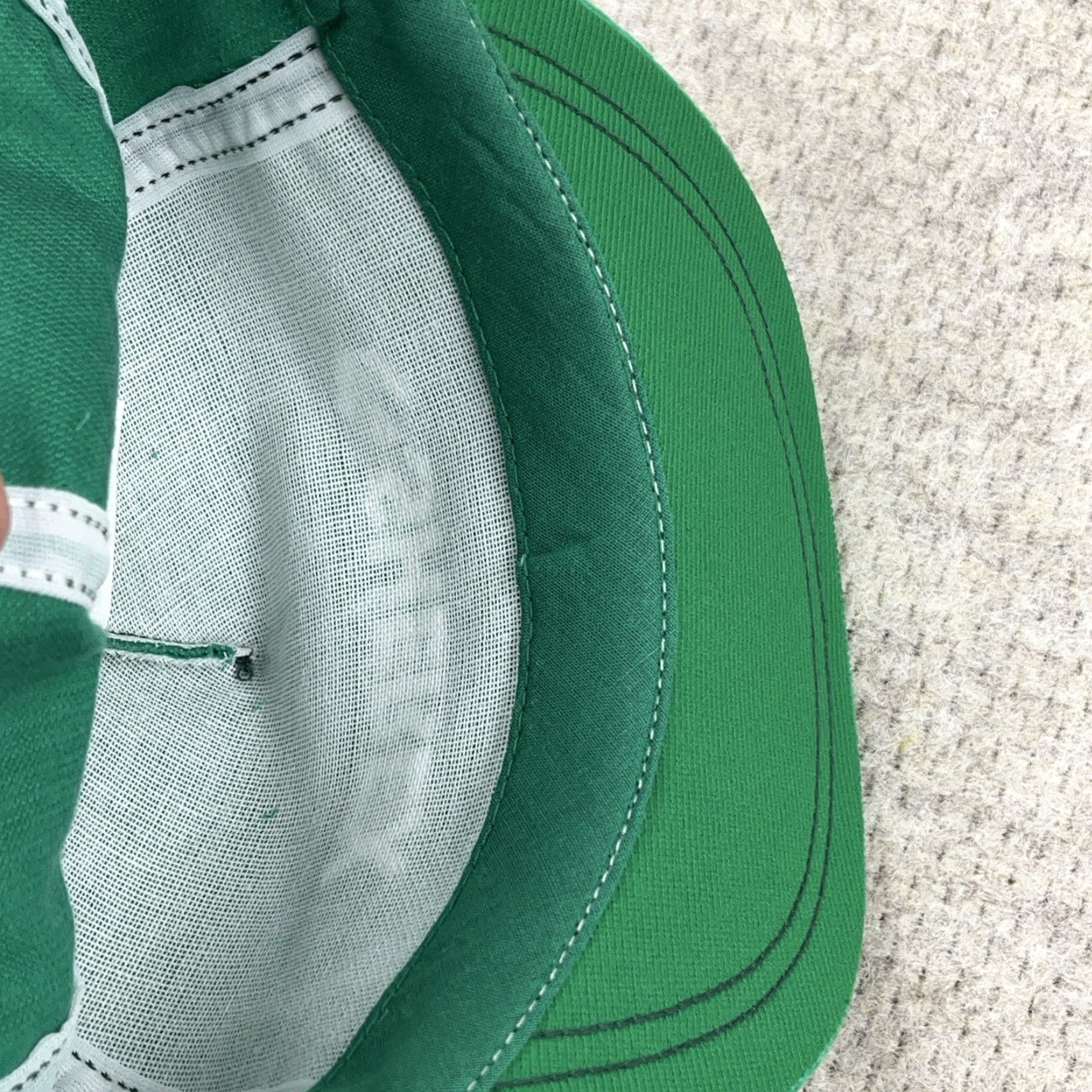 Vintage VINTAGE Corduroy Trucker Hat Cap SnapBack Green Made In USA Sherex Coal Mine 80s Mens Adjustable Hat Green 80s Retro USA Trucker Hat Size ONE SIZE - 7 Thumbnail