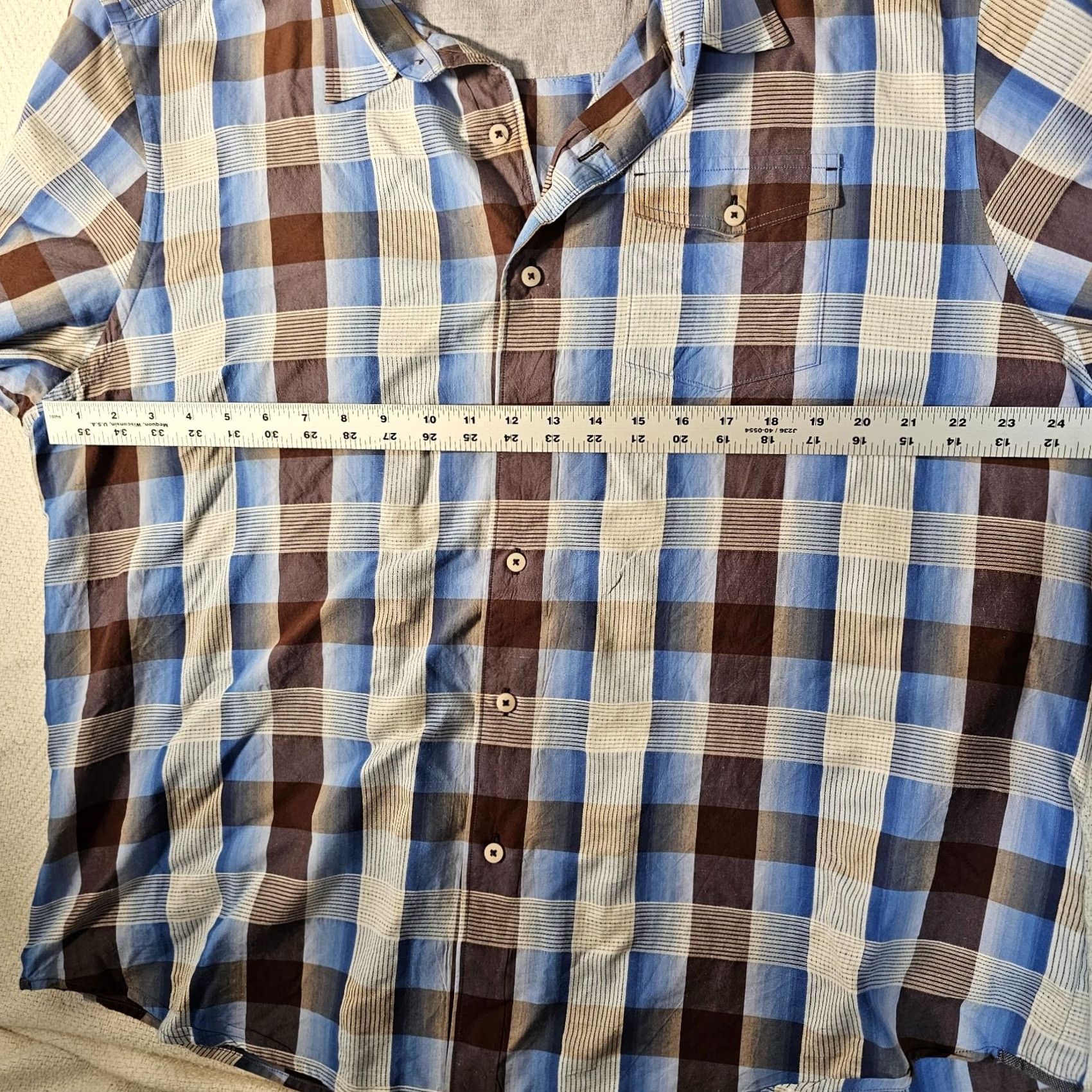 Tommy Bahama Tommy Bahama Button-Up Shirt Island Modern Fit Multicolor Plaid 2XL Men’s Long Sleeve Button-Down Collared Shirt Size US XXL / EU 58 / 5 - 5 Thumbnail