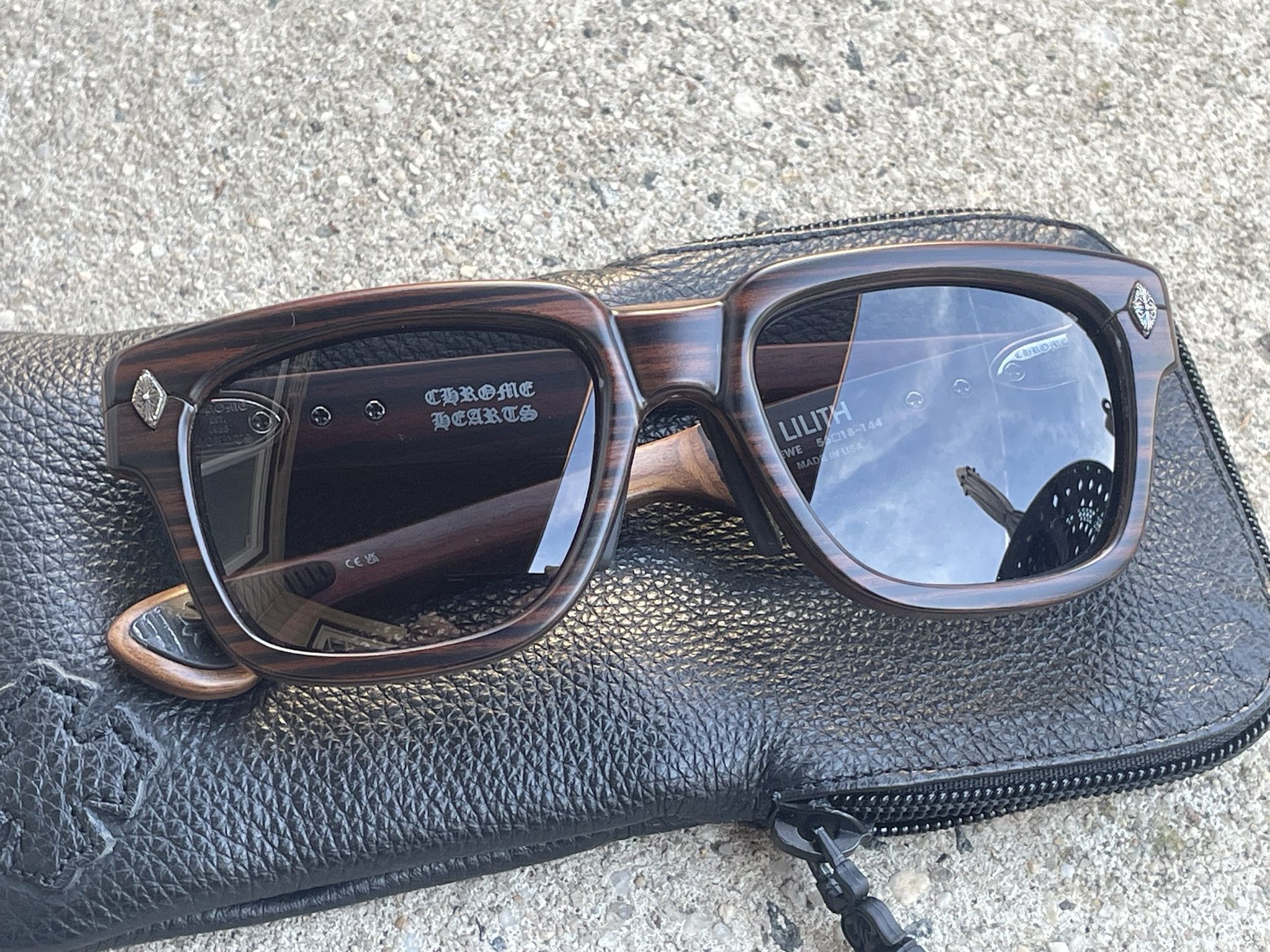 Chrome Hearts Chrome Hearts LILITH Dark Ebony Glasses Size ONE SIZE - 2 Thumbnail