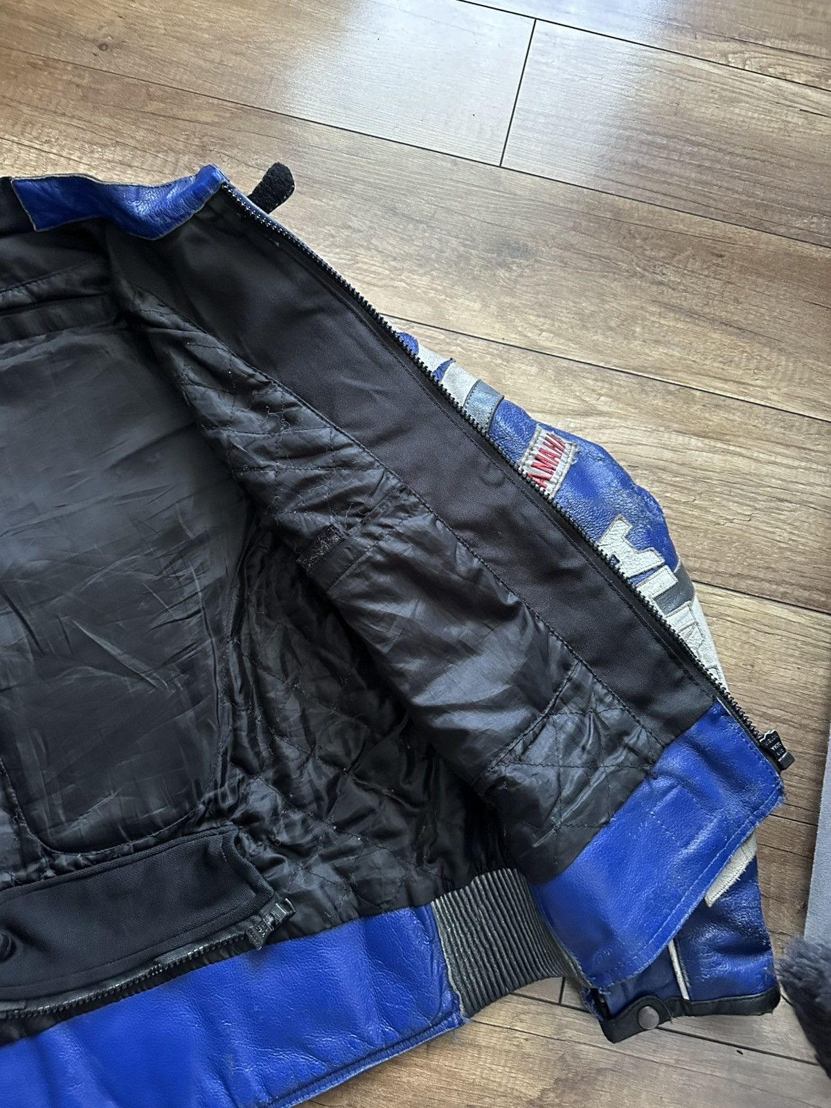 Yamaha Yamaha Leather Vintage Racing Moto Jacket Distressed 90s Size US XL / EU 56 / 4 - 15 Thumbnail