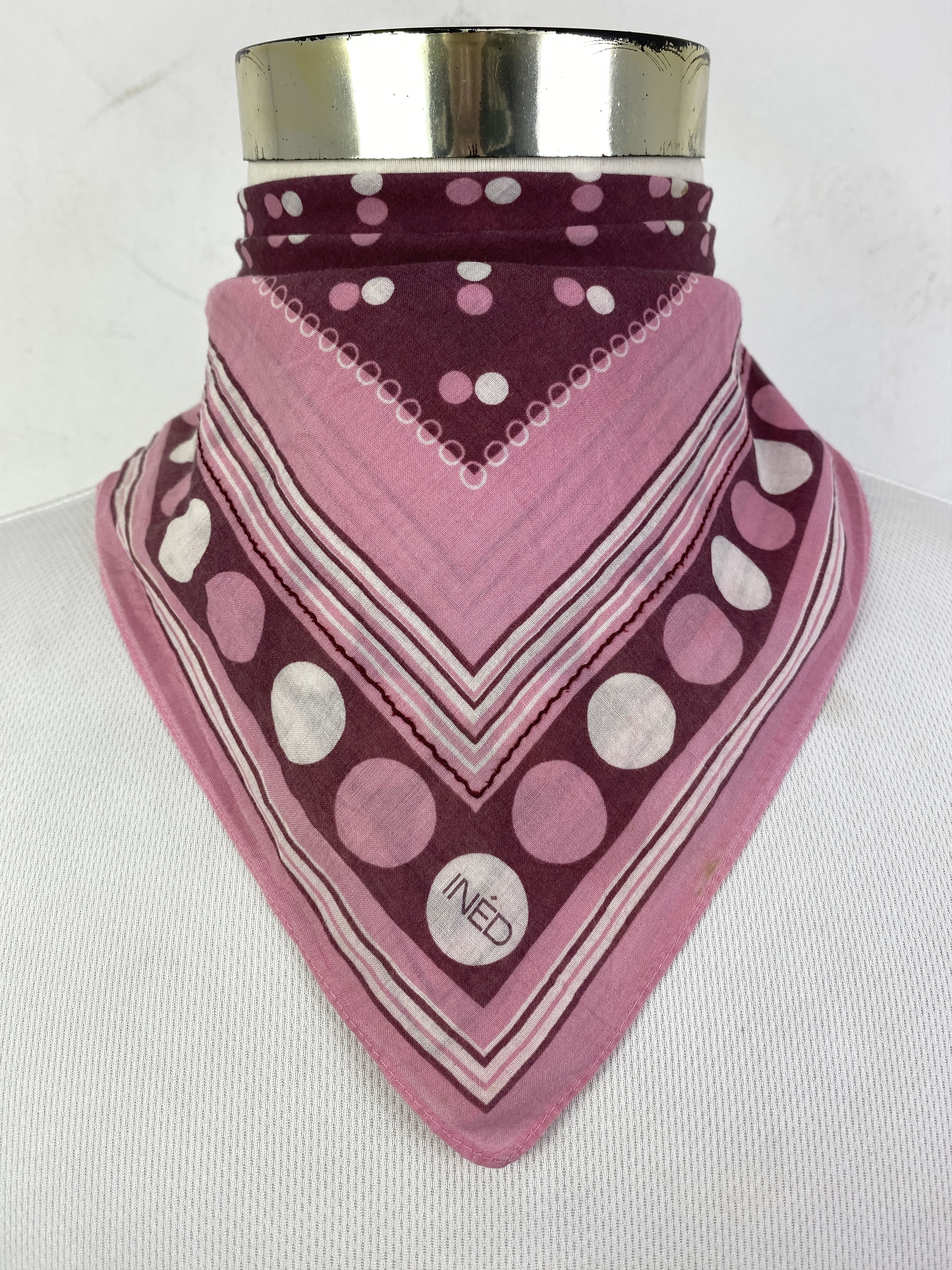 Yohji Yamamoto Vintage Ined Handkerchief / Neckerchief / Bandana HKC0838 Size ONE SIZE - 1 Thumbnail
