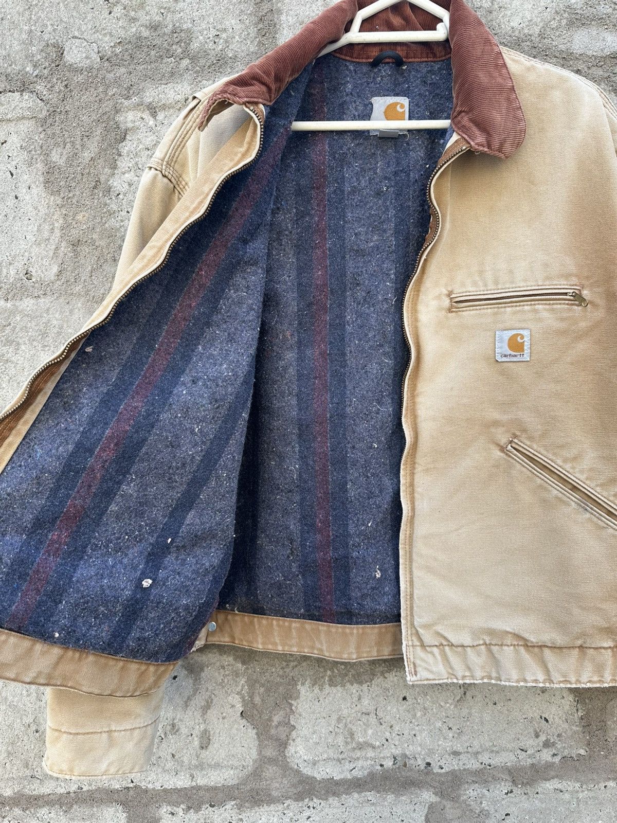Carhartt × Vintage Vintage 90s Carhartt J001 BRN Detroit Jacket – Made in USA Size US XL / EU 56 / 4 - 14 Thumbnail