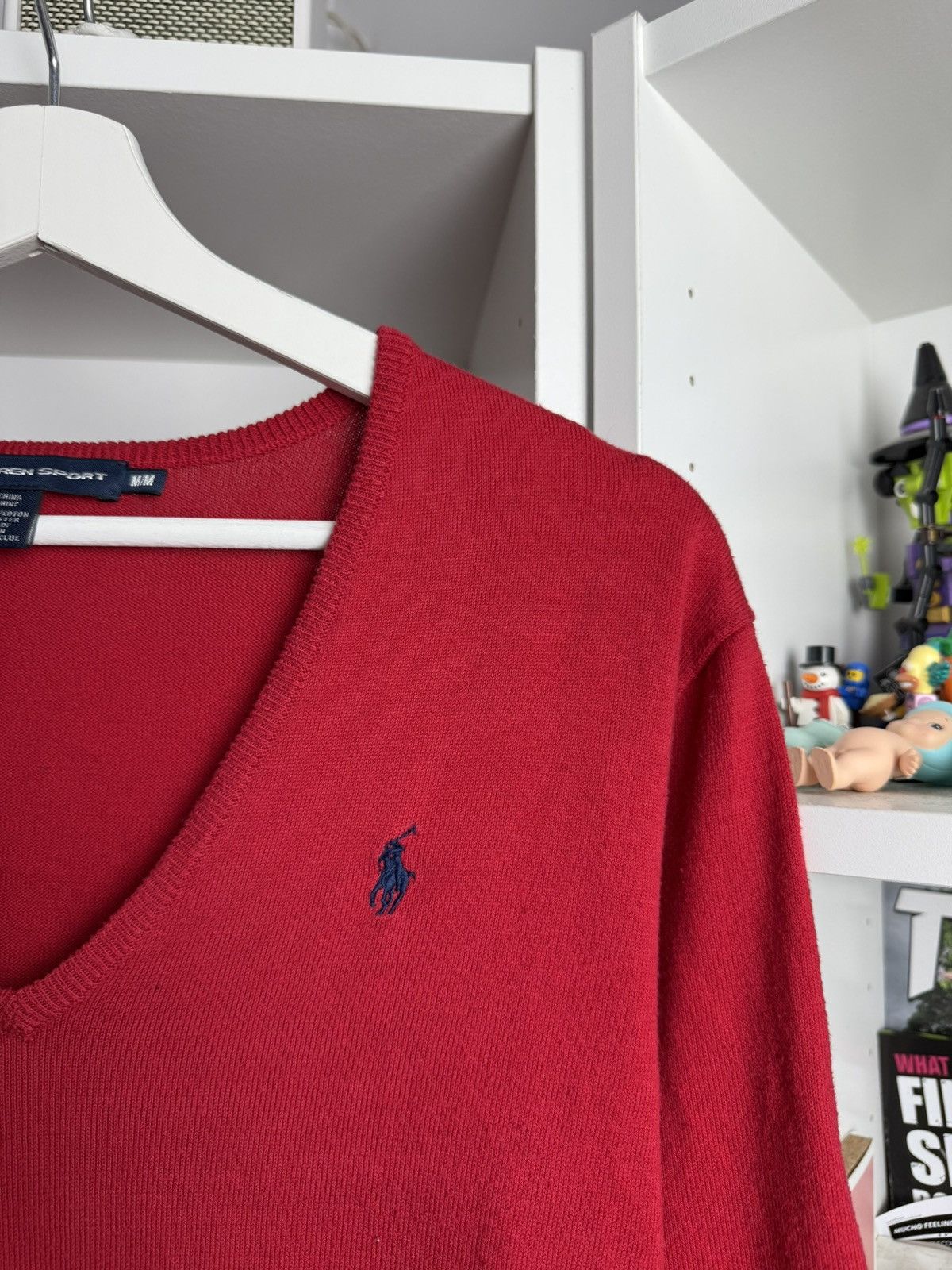 Polo Ralph Lauren × Ralph Lauren × Vintage Polo Ralph Lauren V-neck sweater M designer luxury Size US M / EU 48-50 / 2 - 4 Thumbnail