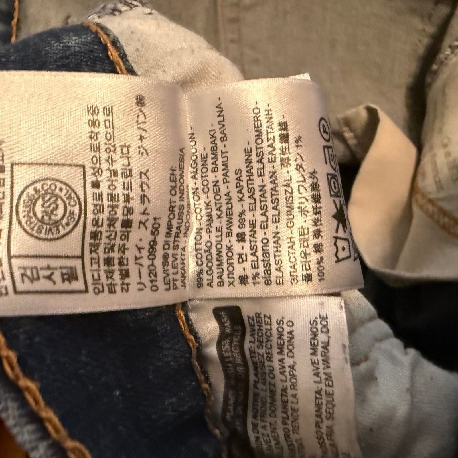 Levi's Levi Strauss & Co. 506 Men's Jeans Blue Denim Classic 40x30 Size US 40 / EU 56 - 9 Thumbnail