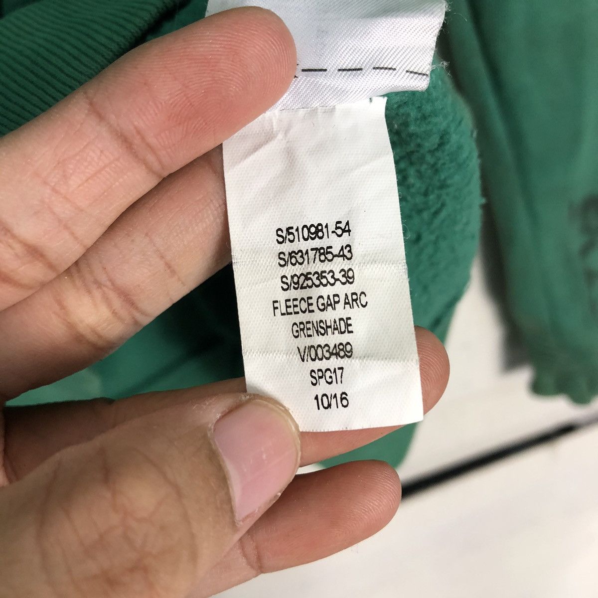 Gap 📌Rich Green Gap Hoodie Pull Over Spell Out Big Logo Size US S / EU 44-46 / 1 - 20 Thumbnail