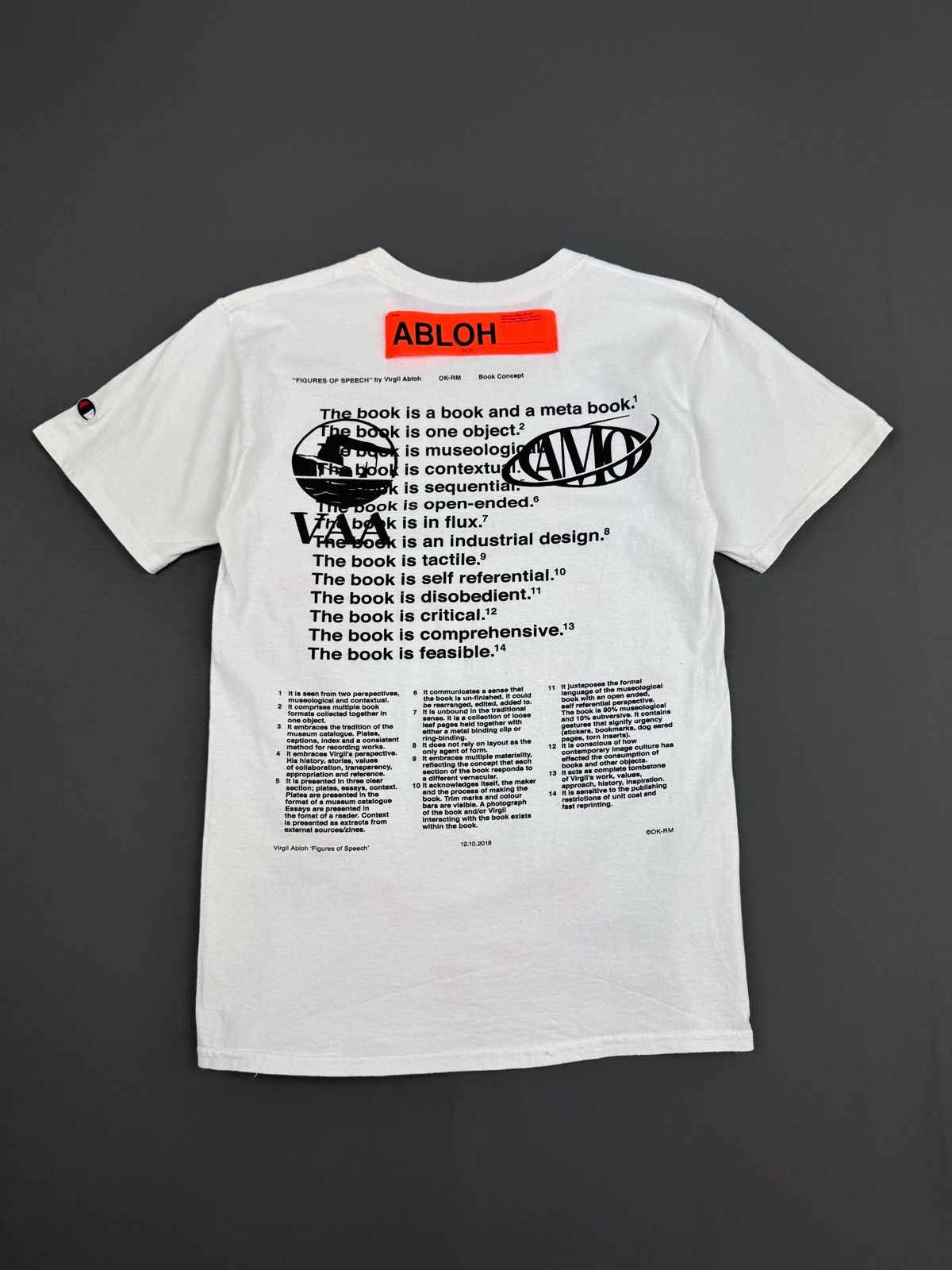 Champion Virgil Abloh x MCA Chicago 2019 Figures of Speech Size US S / EU 44-46 / 1 - 9 Thumbnail