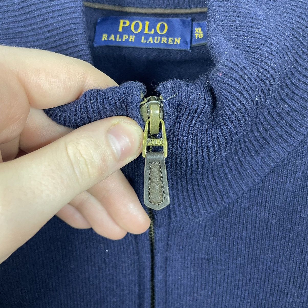 Polo Ralph Lauren Polo Ralph Lauren Merino Knitted Full Zip Sweater Size US XL / EU 56 / 4 - 9 Thumbnail