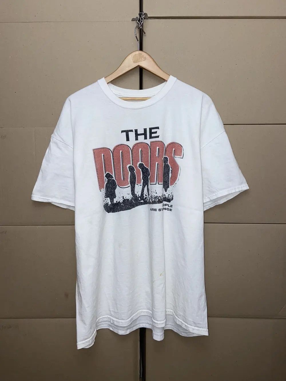 Band Tees VINTAGE THE DOORS PEOPLE ARE STRANGE ROCK BAND TEE T SHIRT Size US XXL / EU 58 / 5 - 1 Thumbnail