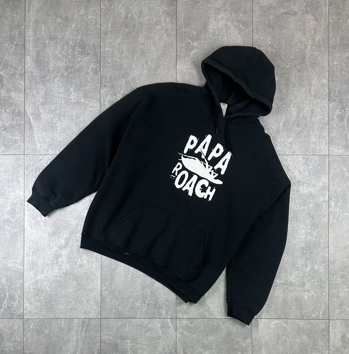Gildan Papa-Roach mens Band Rock Vintage Retro Blanc Hoodie Size US XL / EU 56 / 4 - 3 Thumbnail