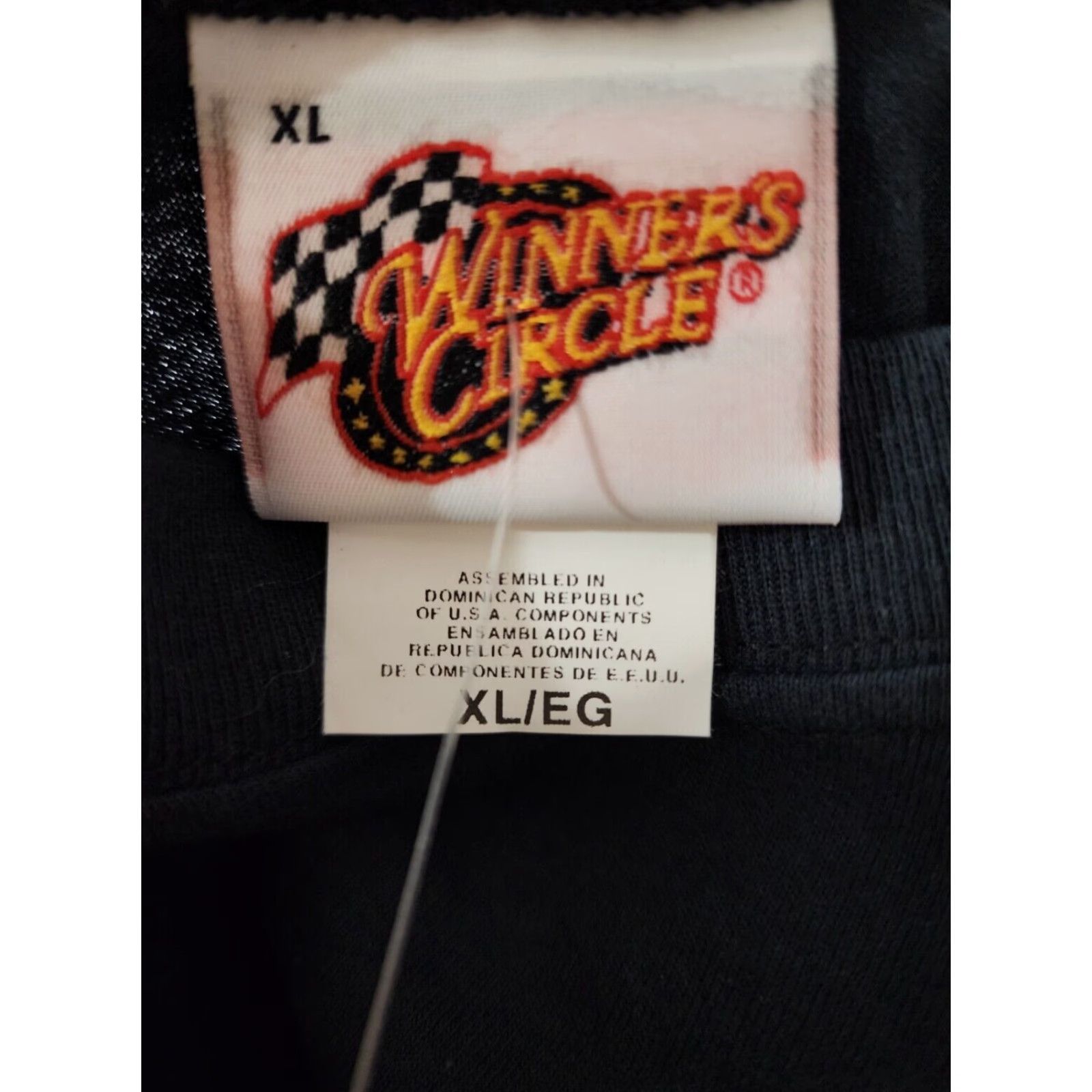 Vintage VINTAGE Men's XL Dale Earnhardt Jr Long Sleeve T-Shirt 90s Cotton Black Deadstock Fans Mens Size US XL / EU 56 / 4 - 6 Thumbnail