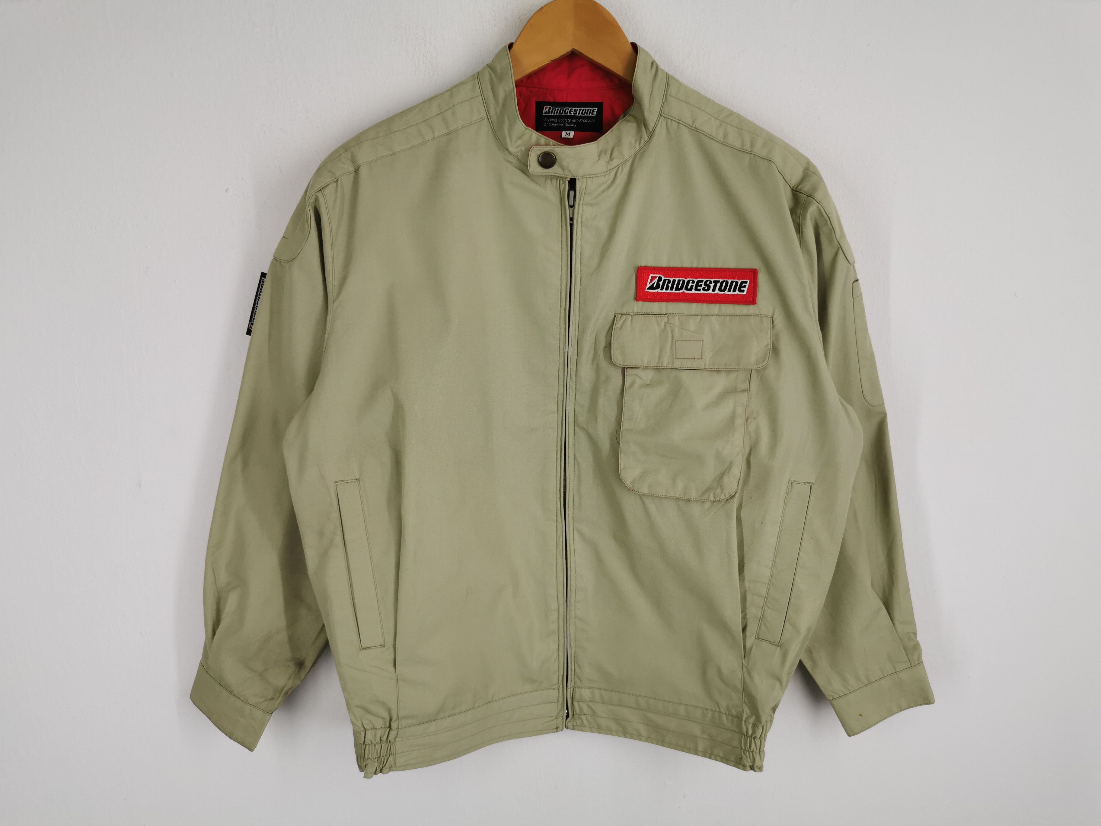 Vintage 90s Brigedstone Work Jacket Made In Japan Size M