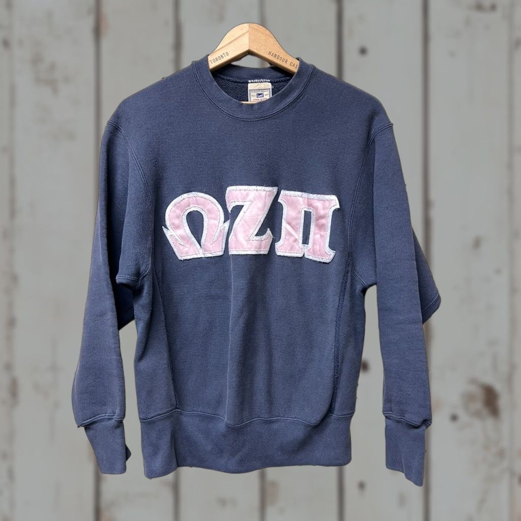 Omega VINTAGE Omega Zera Pi Sorority Blue Crew Neck Sweatshirt M Blue Unisex Adults Sweatshirt Crew Neck Size US M / EU 48-50 / 2 - 1 Thumbnail