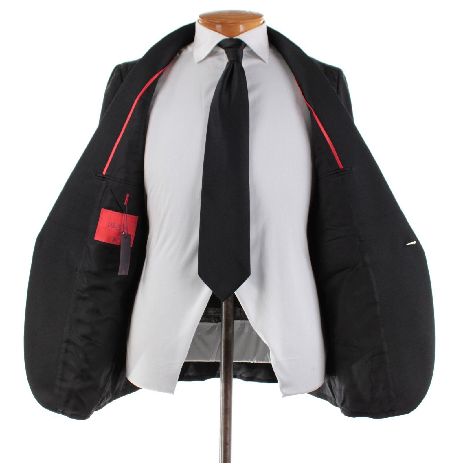 Isaia Isaia NWT 100% Wool Dinner Jacket Size 50R (40R US) In Tonal Size 40R - 6 Thumbnail