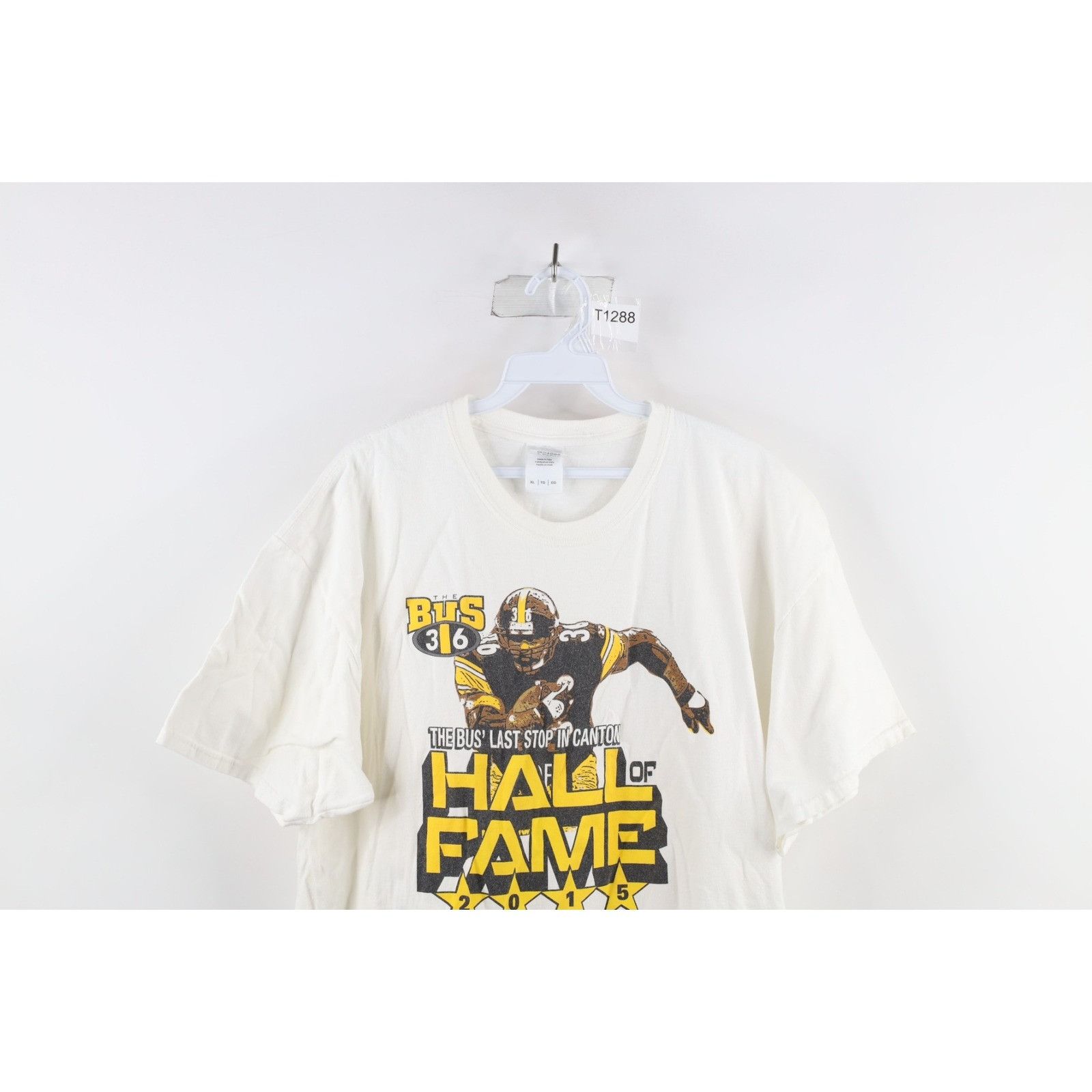 Vintage Vintage Y2K 2015 Jerome Bettis Pittsburgh Steelers T-Shirt Size US XL / EU 56 / 4 - 2 Thumbnail