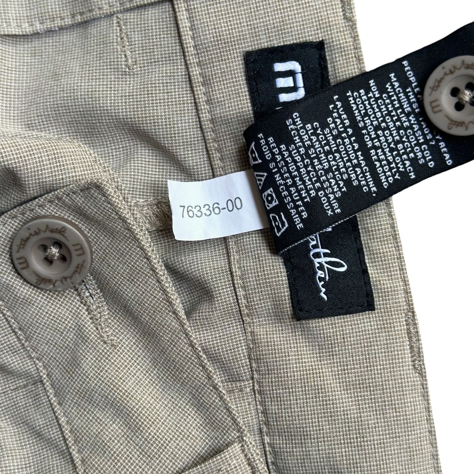 TravisMathew Travis Mathew Khaki 10" Performance Shorts Men’s 34 EUC Size US 34 / EU 50 - 5 Thumbnail