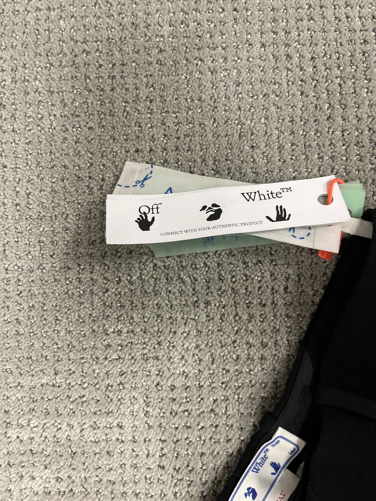 Off-White Off White Buckle Dry Wool Slim Pant Size US 32 / EU 48 - 2 Thumbnail