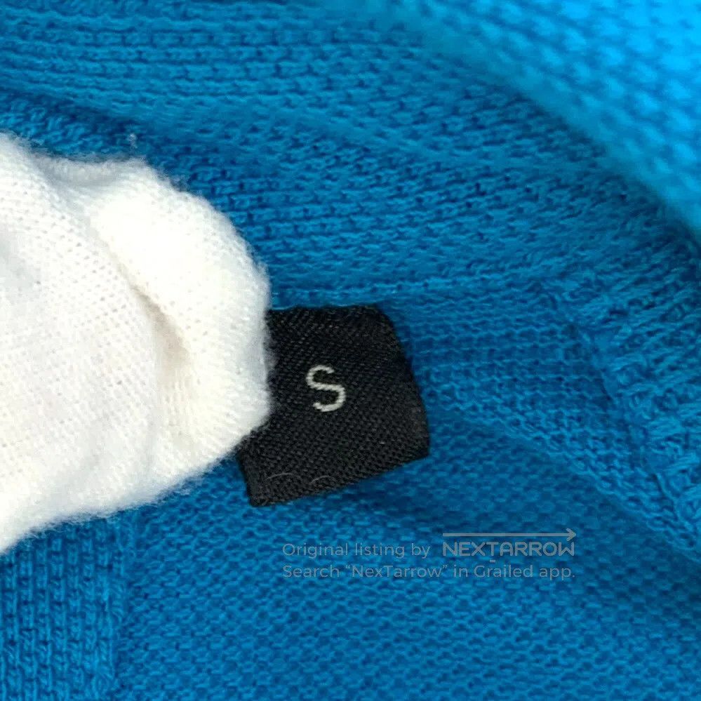 Ermenegildo Zegna Zegna Blue Logo Letter Embroidery Cotton Collar Short Slee Size US S / EU 44-46 / 1 - 7 Thumbnail