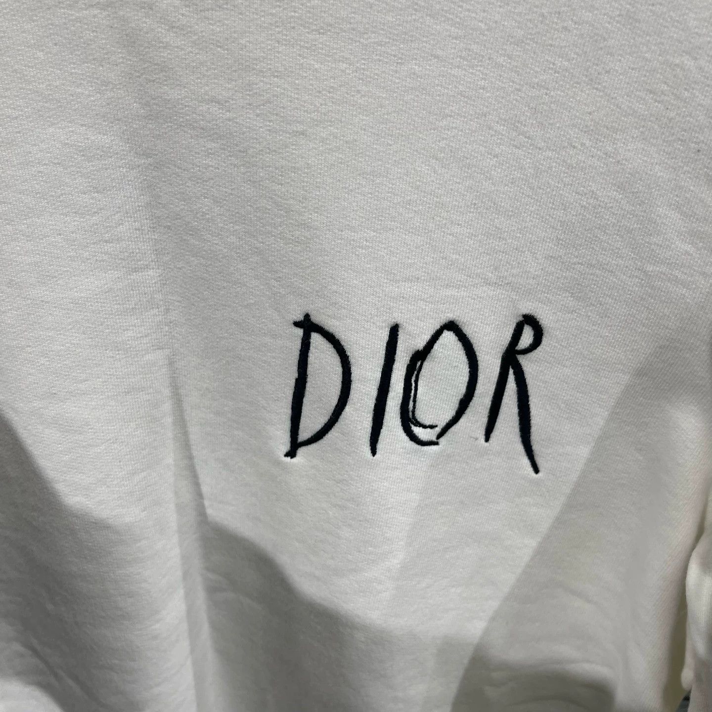 Dior Dior Cursive Logo Sweatshirt XS 99 New #10996 Size US XS / EU 42 / 0 - 4 Thumbnail