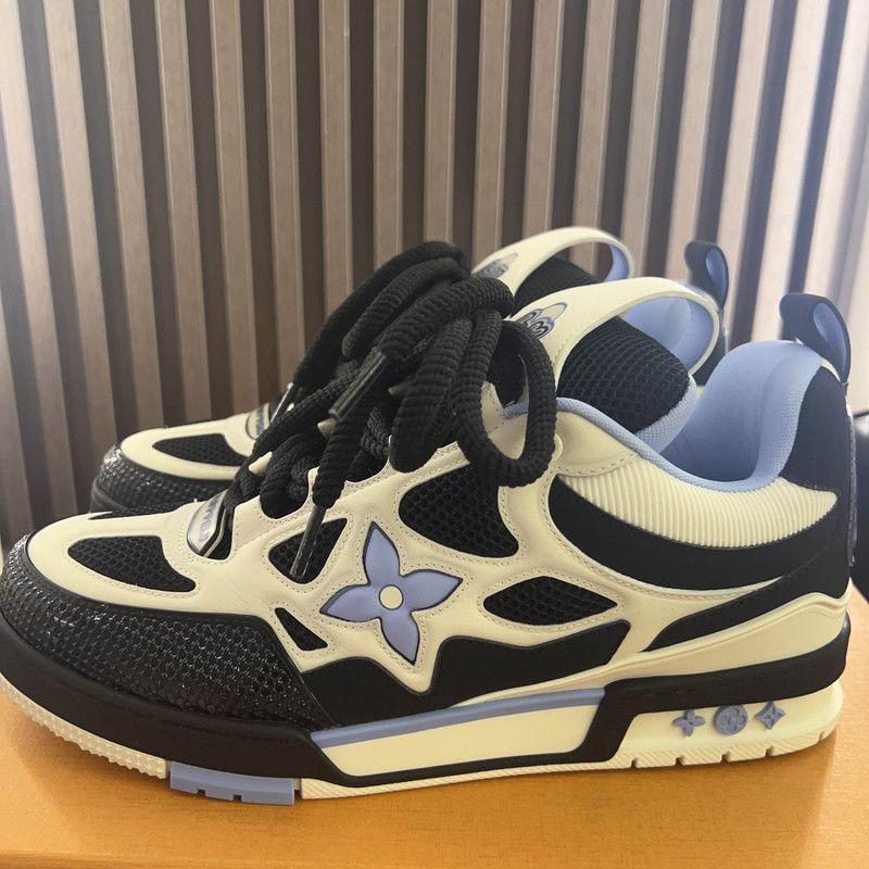 Louis Vuitton Louis Vuitton Skate Low-Top Sneakers in Blue -2508 Size US 5.5 / EU 38 - 1 Thumbnail