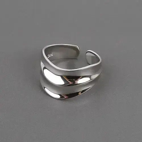 Other Modern Minimalistic Rave Ring Size ONE SIZE - 1 Thumbnail