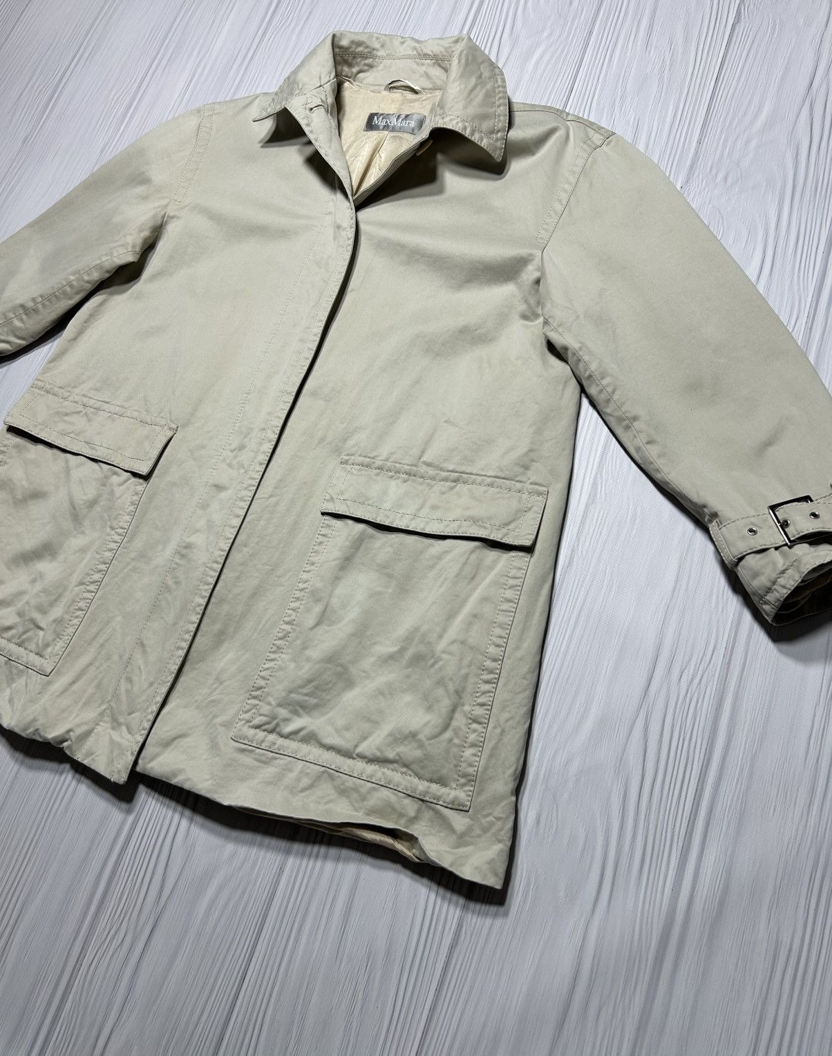 Max Mara × Vintage Rare Max Mara Trench Coat Size 10 Size L / US 10 / IT 46 - 2 Thumbnail