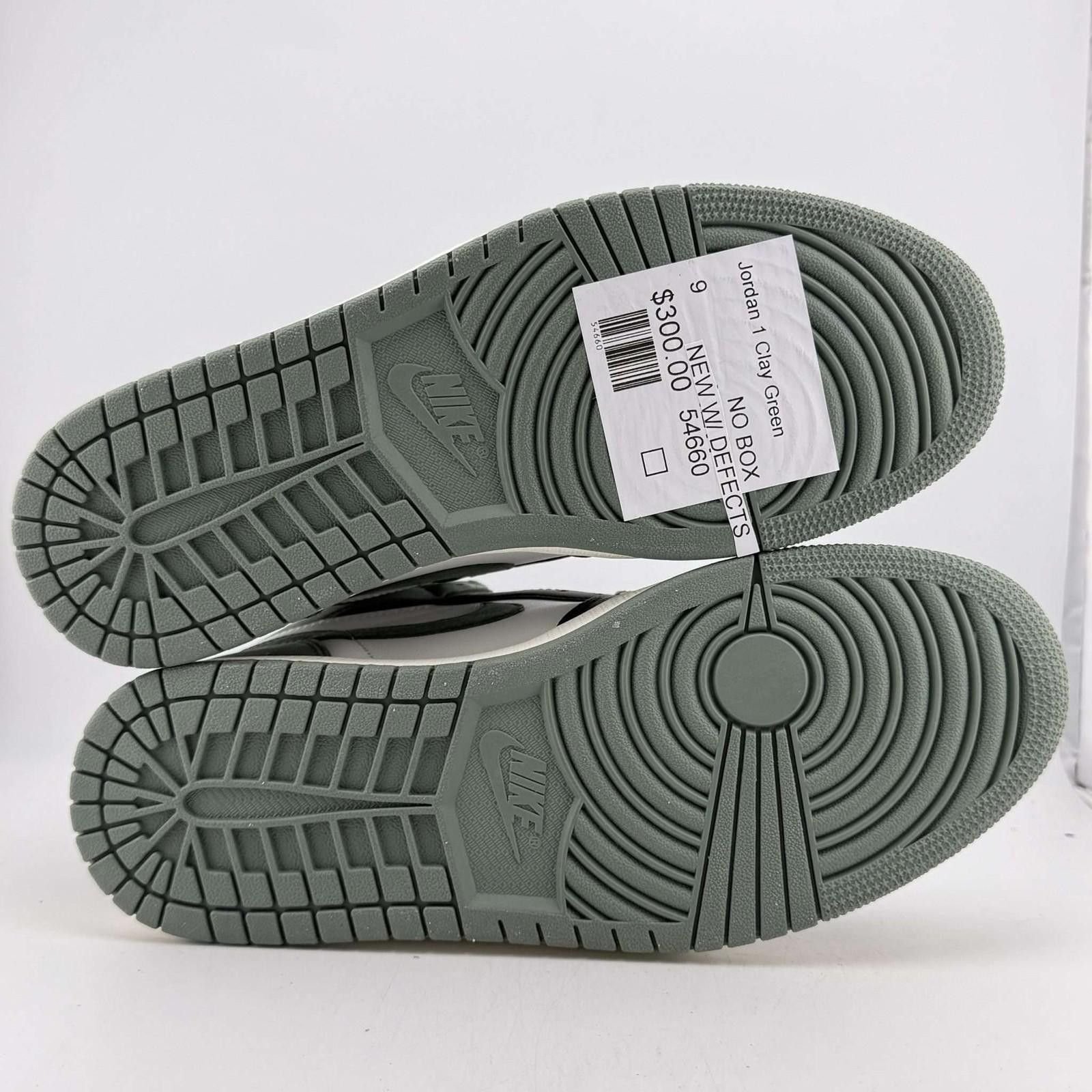 Jordan Brand Jordan 1 Clay Green US 9 New with Defects No Box 555088-135 Size US 9 / EU 42 - 6 Thumbnail