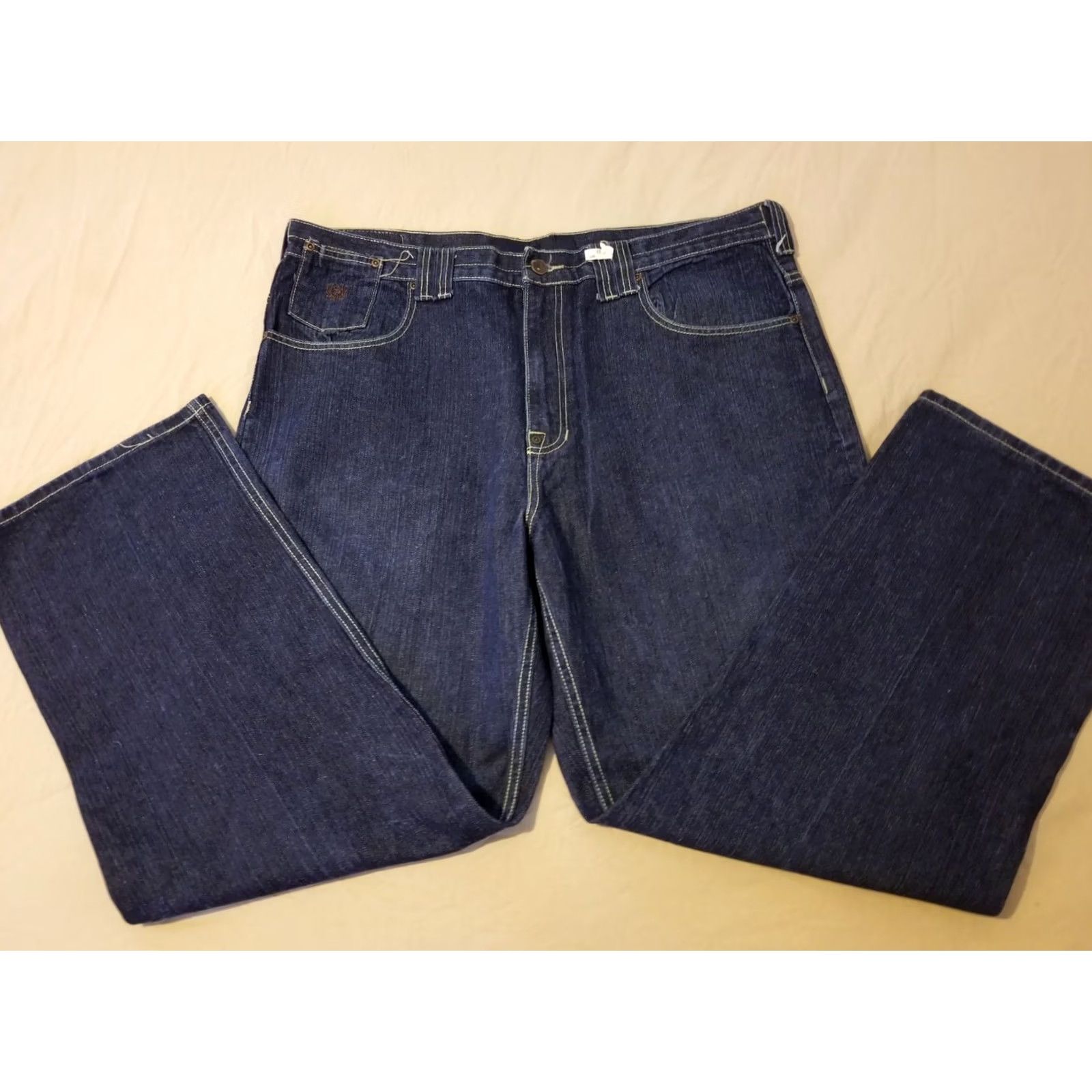 Phat Farm VINTAGE Phat Farm Jeans Mens 40x33 40x32 Blue Denim 5-Pocket 90s Hip Hop Straight Baggy Relaxed Nile? Size US 40 / EU 56 - 7 Thumbnail