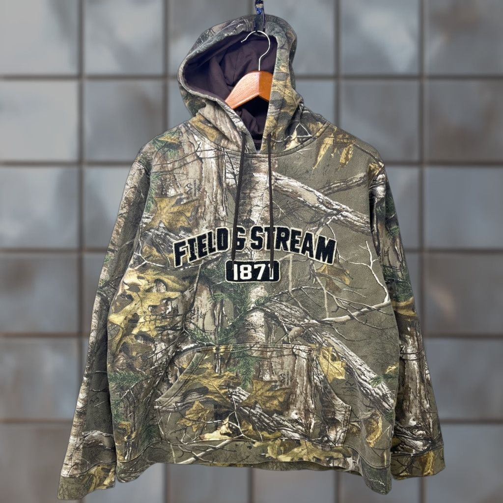 Realtree VINTAGE Realtree Camo Hoodie L Mens Regular Hooded Pockets Green 90s Classic Nike Sportswear Pullover Shirt Size US L / EU 52-54 / 3 - 1 Thumbnail