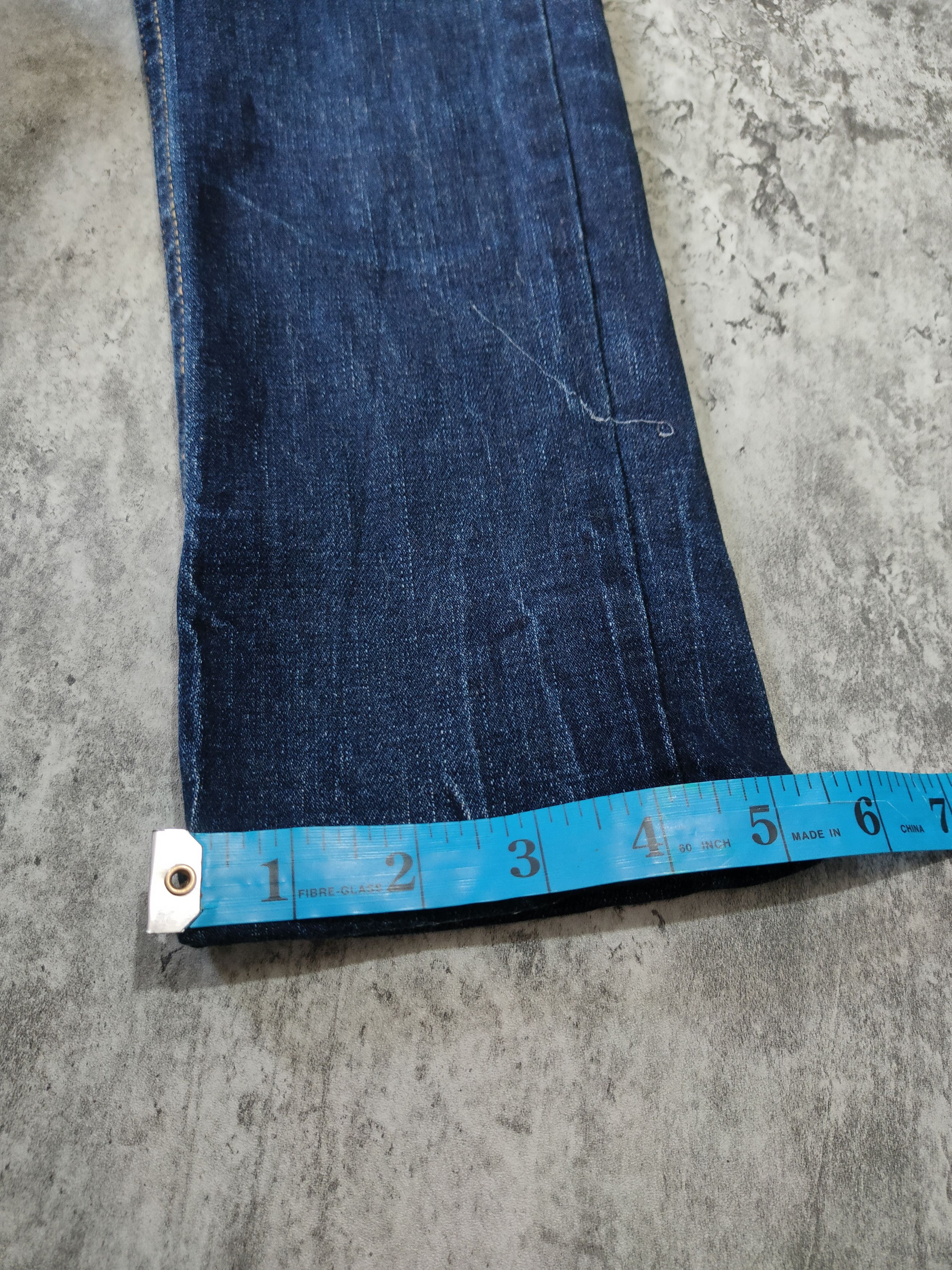 Hysteric Glamour × If Six Was Nine × Le Grande Bleu (L.G.B.) Red Pepper Butterfly Embordired Jeans Size 29" - 25 Thumbnail
