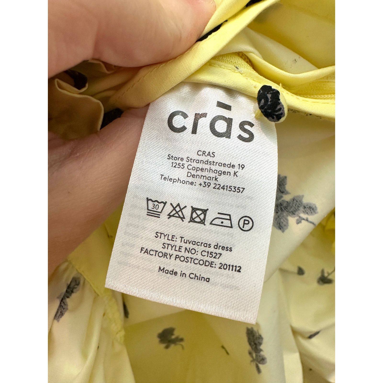 Free People FREE PEOPLE Tuva Yellow Floral Puff Sleeve Midi Dress Size M / US 6-8 / IT 42-44 - 9 Thumbnail