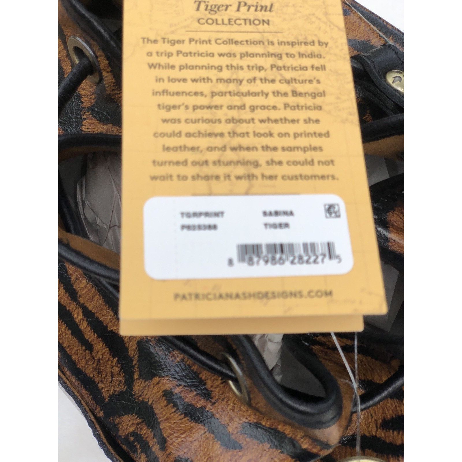 Patricia Nash NWT Patricia Nash Drawstring Smooth Leather bag B000588 Size ONE SIZE - 9 Thumbnail
