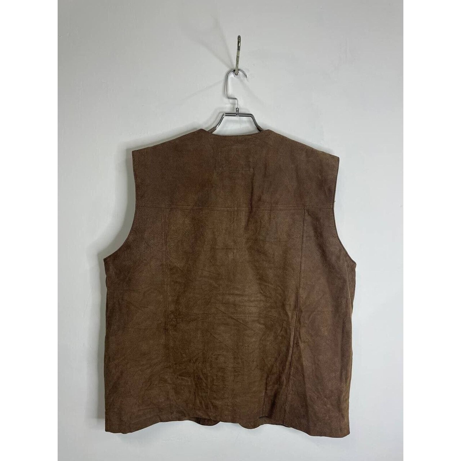 Vintage Vintage Brown Suede Leather Outdoor Utility Style Size XL Size US XL / EU 56 / 4 - 4 Thumbnail