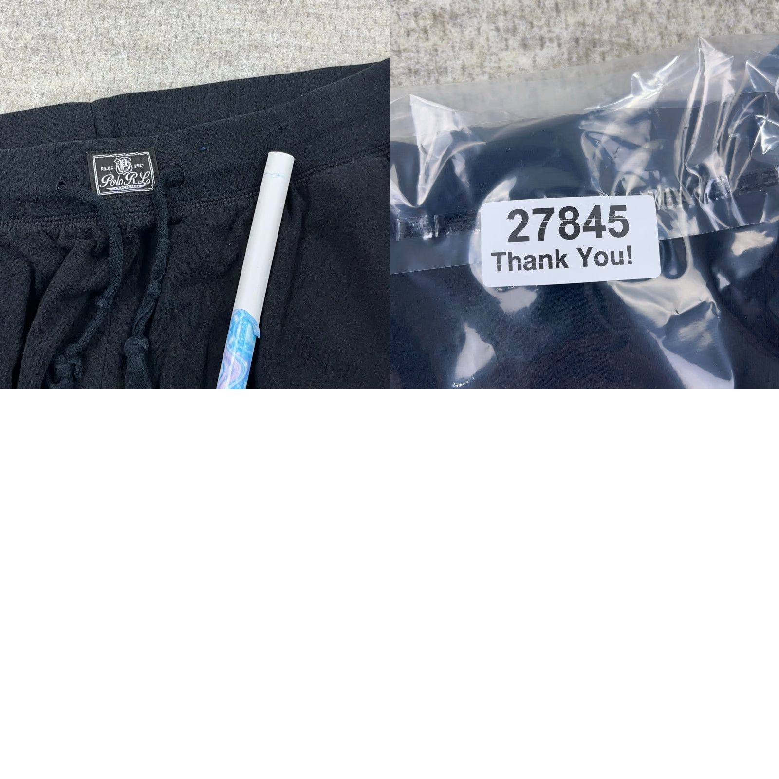 Polo Ralph Lauren Polo Ralph Lauren Mens Medium Sleep Jogger Leggings Tapered Logo Adult Black 100% Cotton Spandex Jersey Pajama Pants Loungewear Size US M / EU 48-50 / 2 - 9 Thumbnail