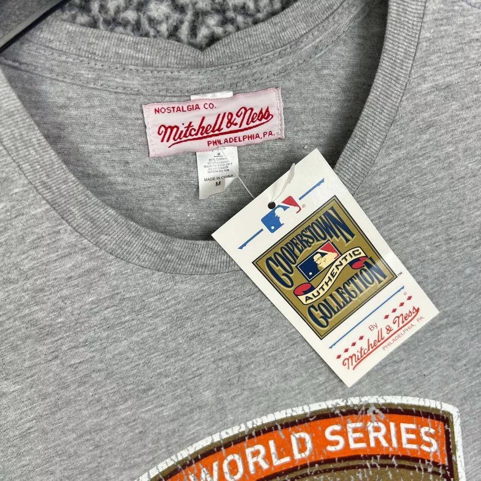 Mitchell & Ness New York Mets Shirt Women Gray Short Sleeve Crew Neck M Size M / US 6-8 / IT 42-44 - 5 Thumbnail