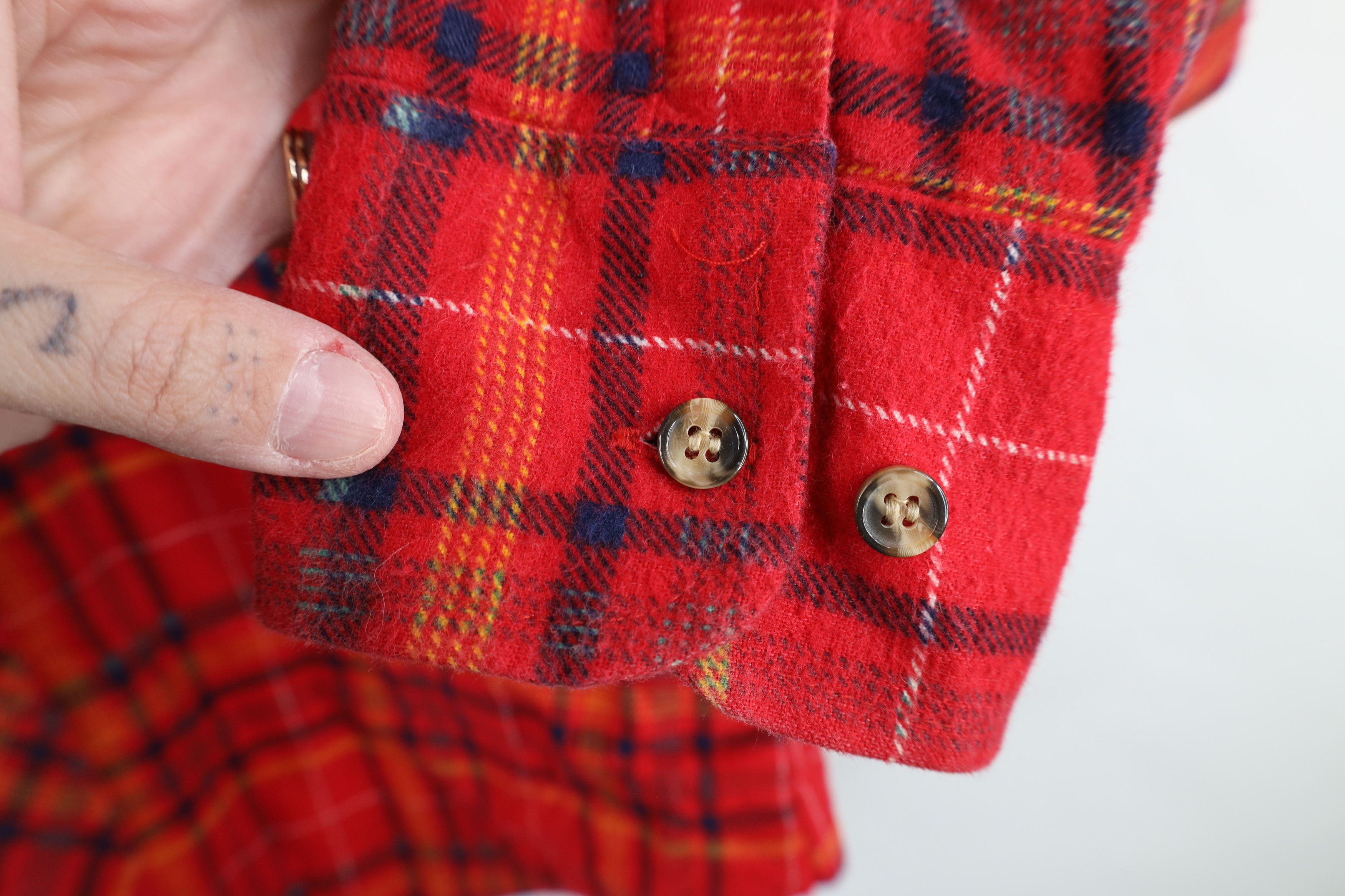 Vintage Vintage 70s 80s Streetwear Flannel Shirt Jacket Jac Shirt Size US M / EU 48-50 / 2 - 5 Thumbnail