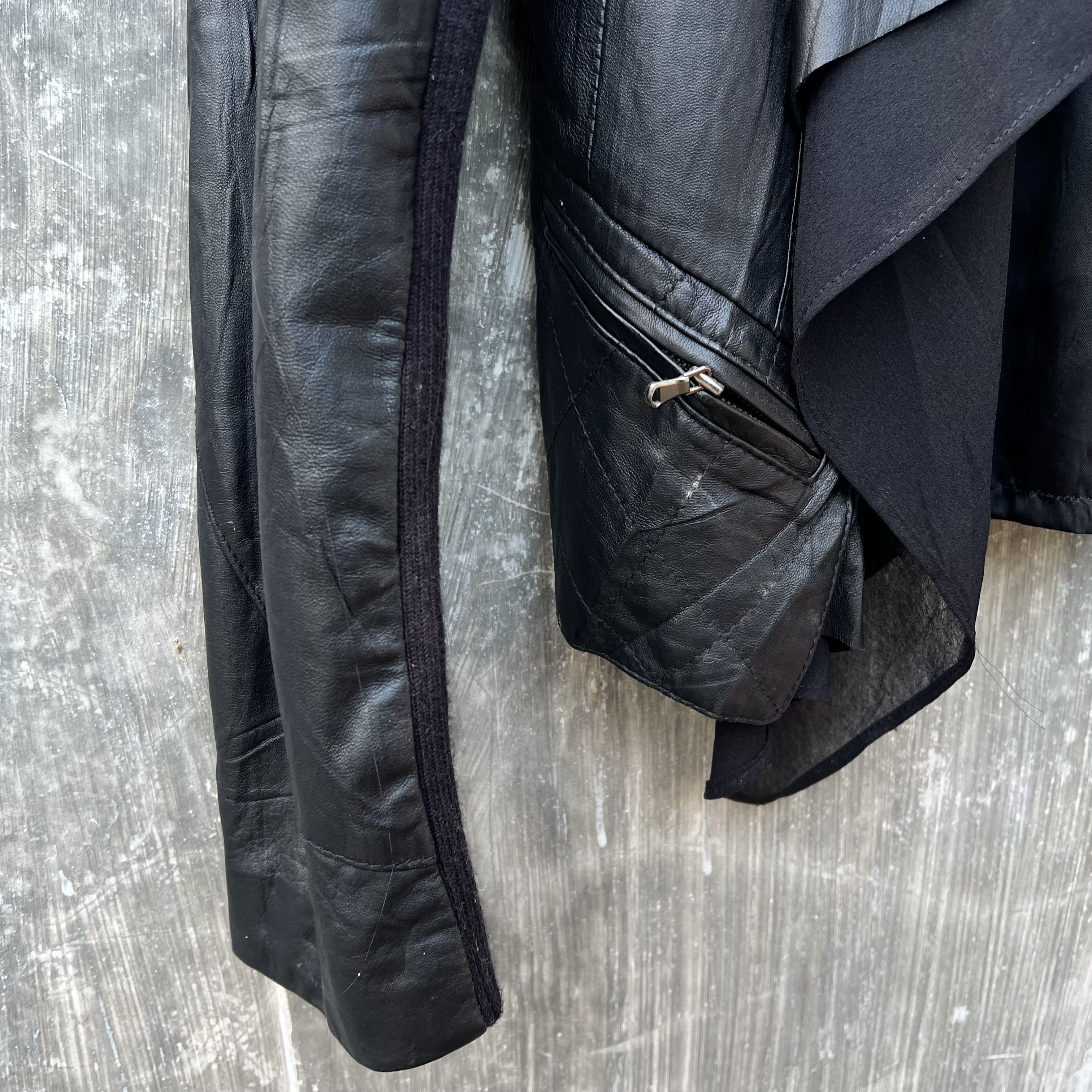 Other Ramones biker jacket women Italian Lamb skin Size S / US 4 / IT 40 - 3 Thumbnail