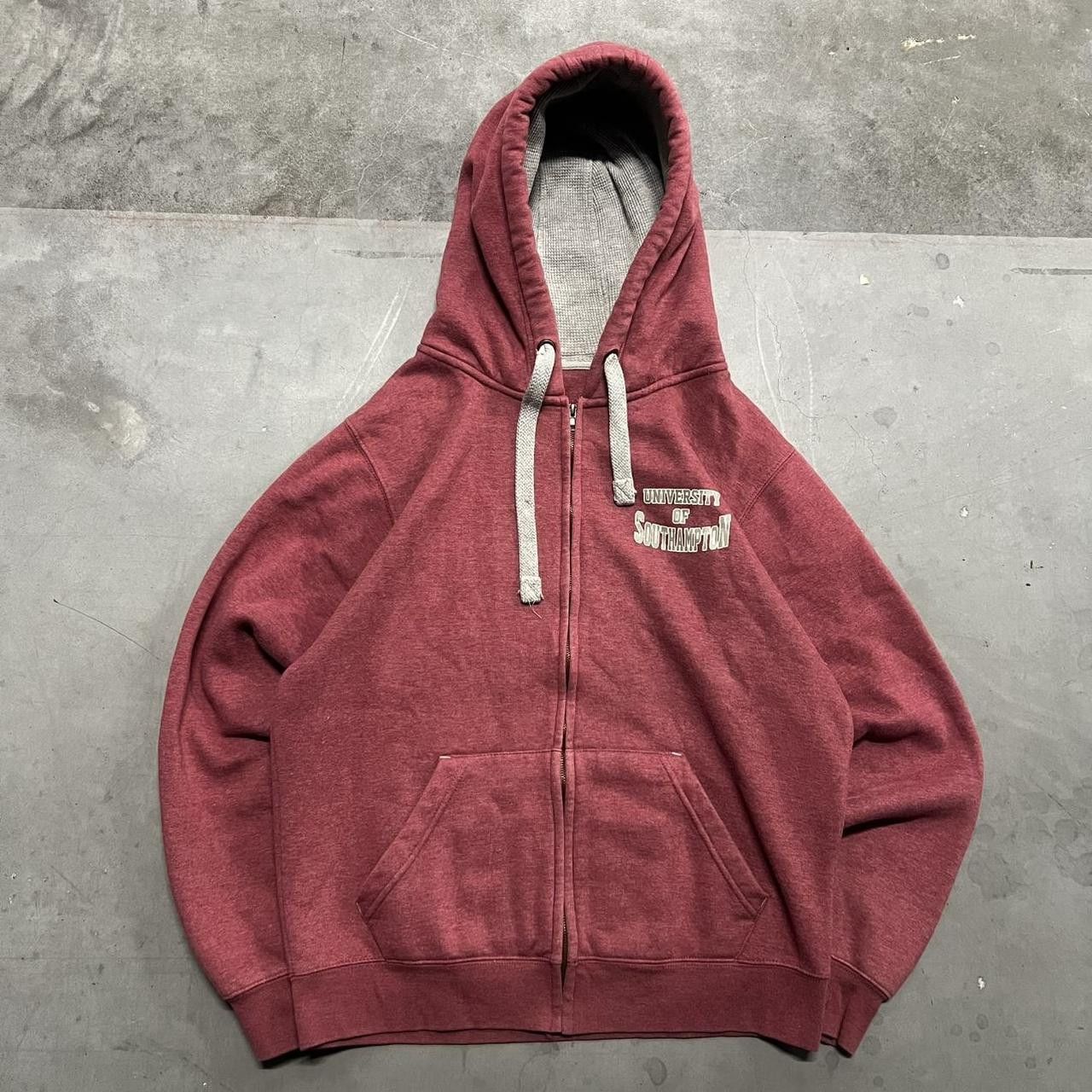Vintage Vintage Y2K University Of Southampton Collegiate Zip Hoodie! Size US L / EU 52-54 / 3 - 1 Thumbnail