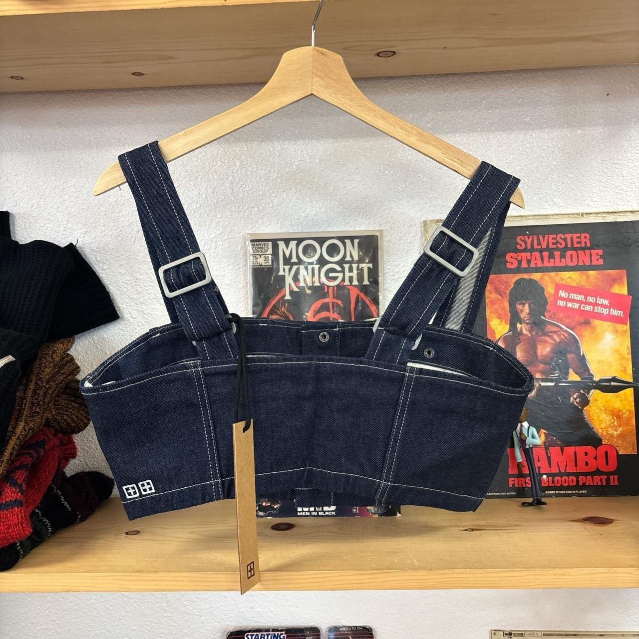 Ksubi Ksubi Braxton Bodice Roarr Denim Crop Top Size L / US 10 / IT 46 - 2 Thumbnail