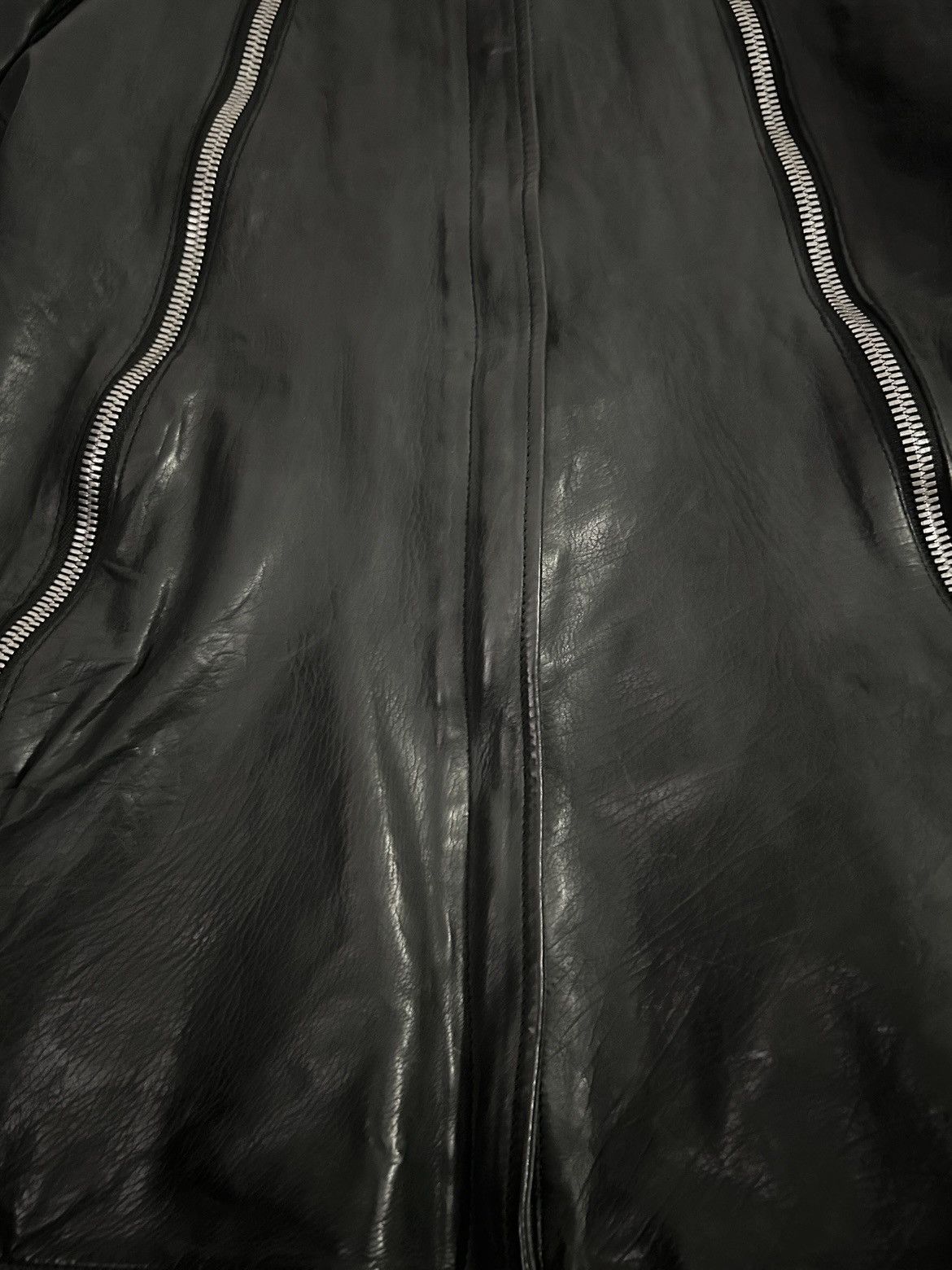 Incarnation Incarnation Zipper Sleeve Leather Jacket Size US S / EU 44-46 / 1 - 18 Thumbnail
