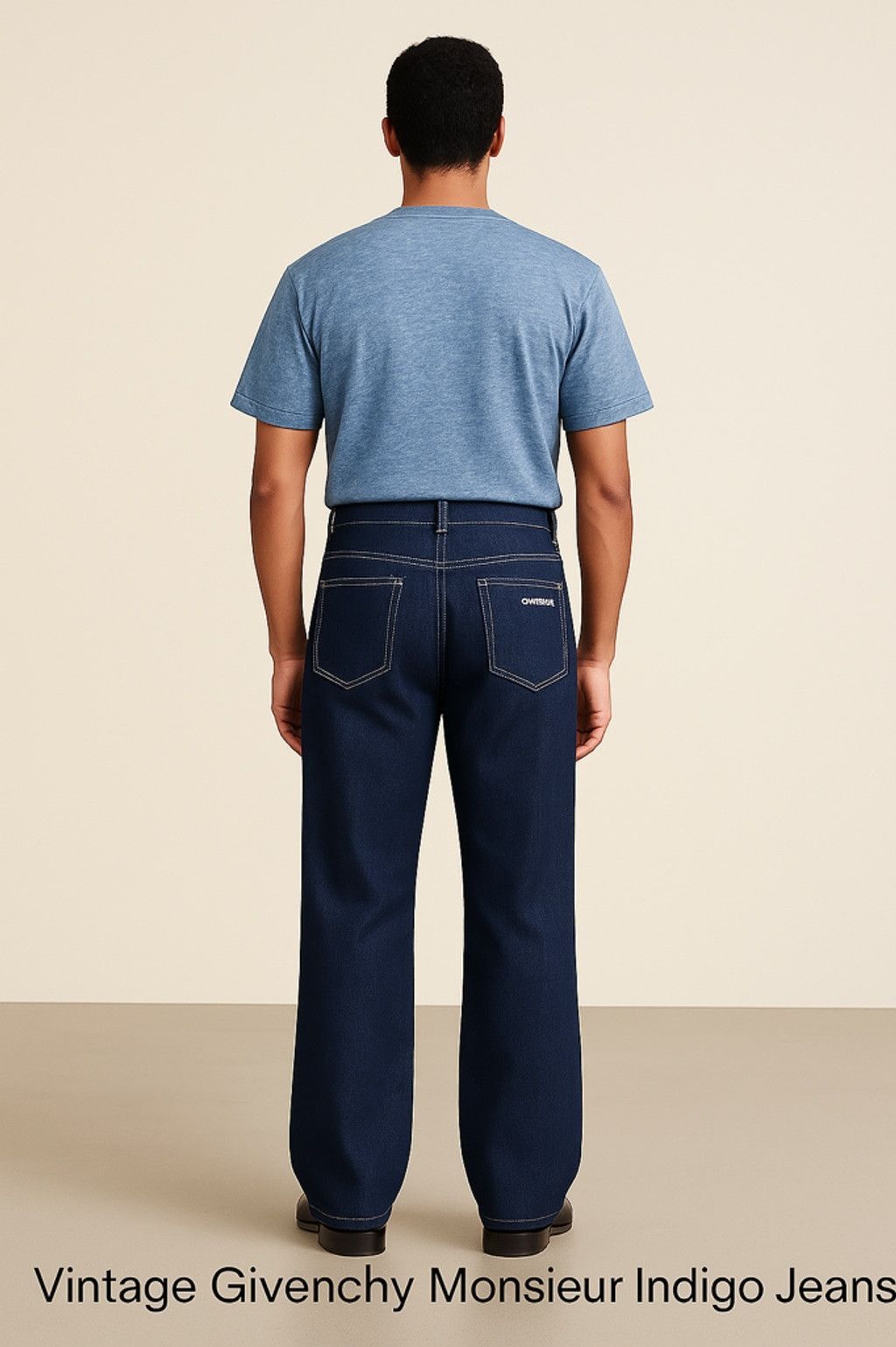Givenchy Vintage Givenchy Monsieur Indigo Jeans Size 34 Dark Wash 80s Size US 34 / EU 50 - 2 Thumbnail