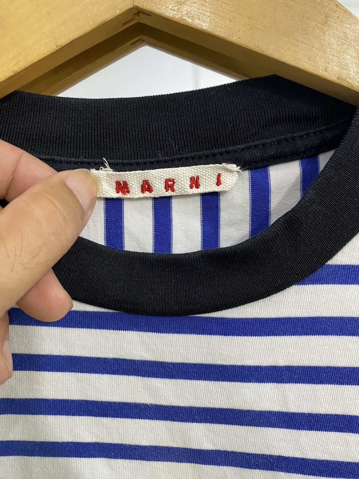 Marni Marni Stripe Oversized Tee Size US M / EU 48-50 / 2 - 2 Thumbnail