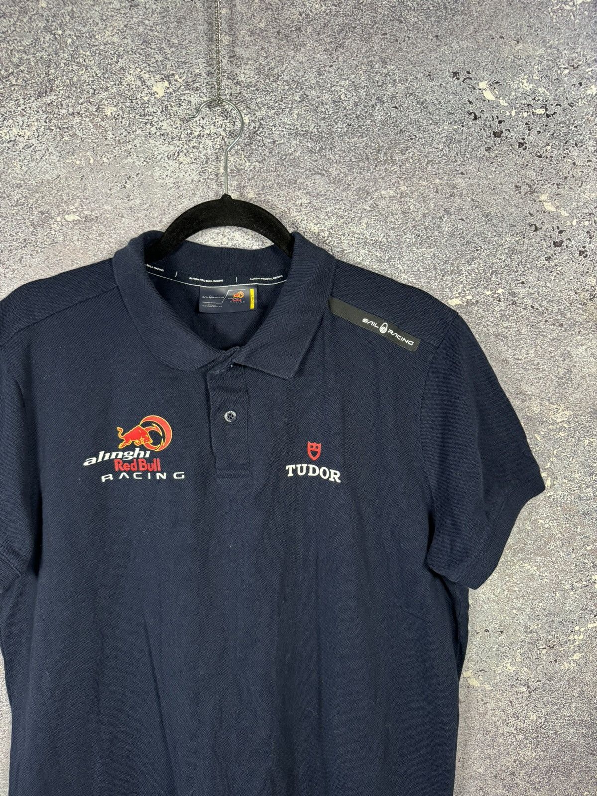 Formula 1 × Red Bull Sail Racing ARBR Polo Red Bull Blue Tee Men’s F-1 Large Size US L / EU 52-54 / 3 - 2 Thumbnail