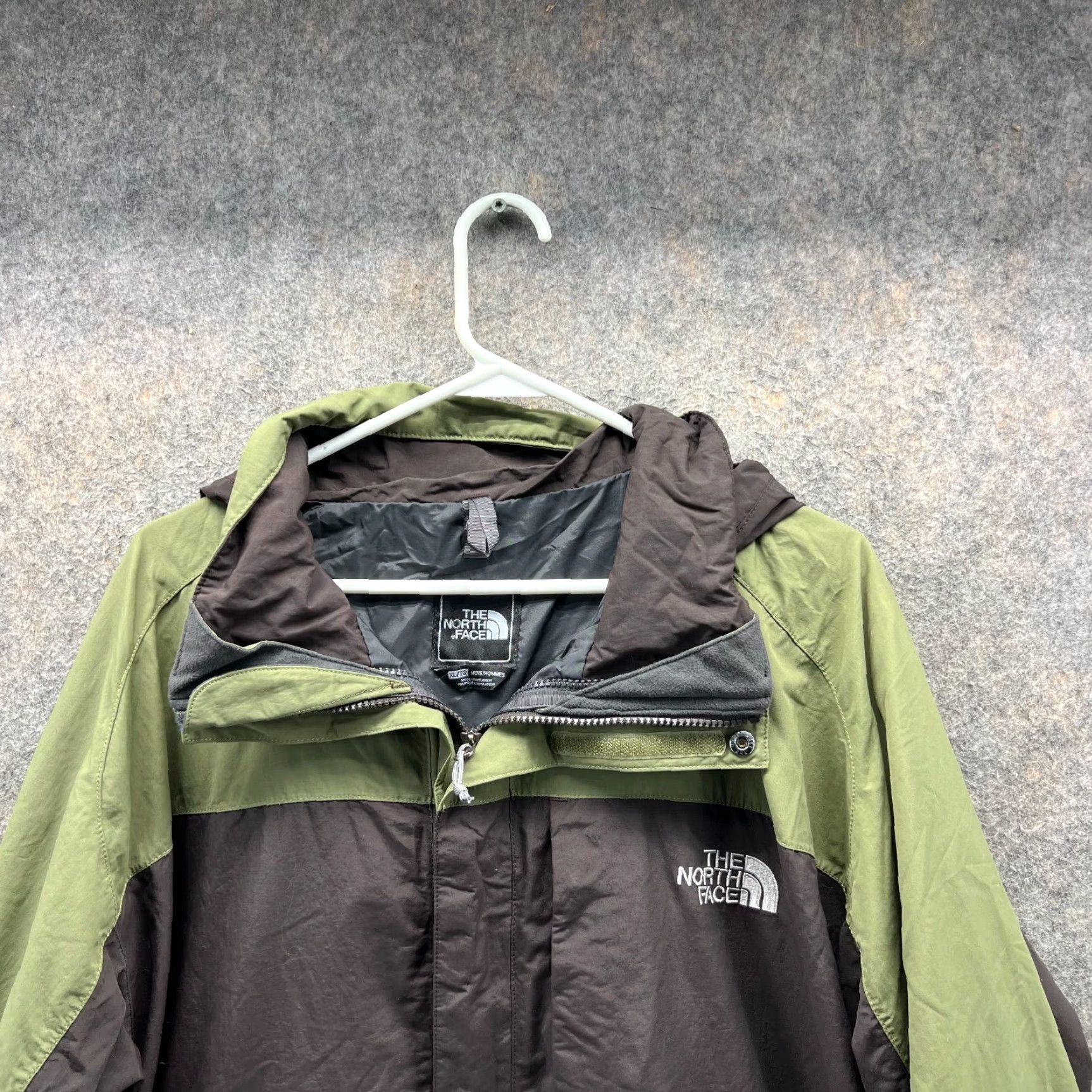 The North Face The North Face Jacket Mens XL Green Windbreaker Hooded Full Zip Hyvent Size US XL / EU 56 / 4 - 5 Thumbnail