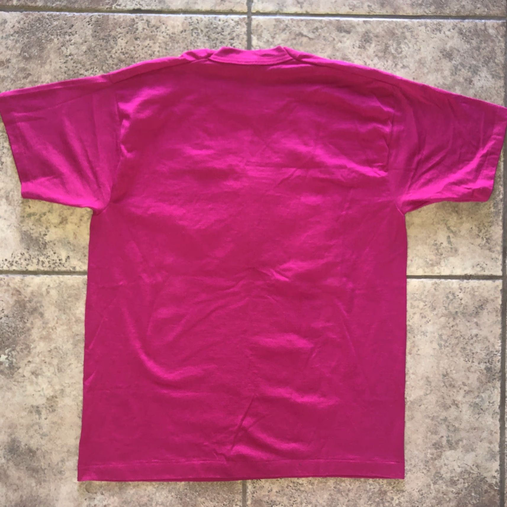 Pinko VINTAGE North Dakota T-Shirt Mens XL Pink 90s USA Size US XL / EU 56 / 4 - 5 Thumbnail