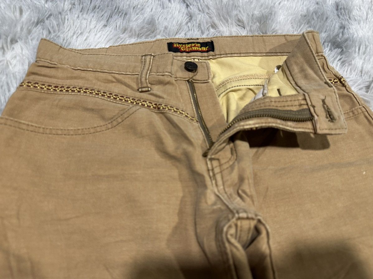 Hysteric Glamour 🔥Sick Y2K Hysteric Glamour Western Pants Flared Bootcut Size US 29 - 7 Thumbnail