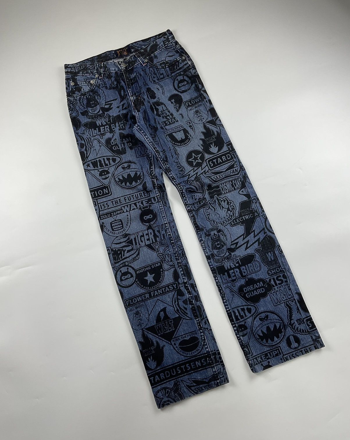 Walter Van Beirendonck Vintage Walter Van Beirendonck All Over Print Jeans Size US 28 / EU 44 - 2 Thumbnail