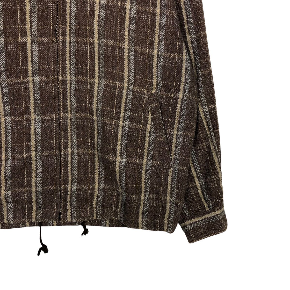 Japanese Brand 🔥VINTAGE CHORE JACKET WOOL ZIPPER VERRINE TARTAN DESIGN Size US L / EU 52-54 / 3 - 7 Thumbnail