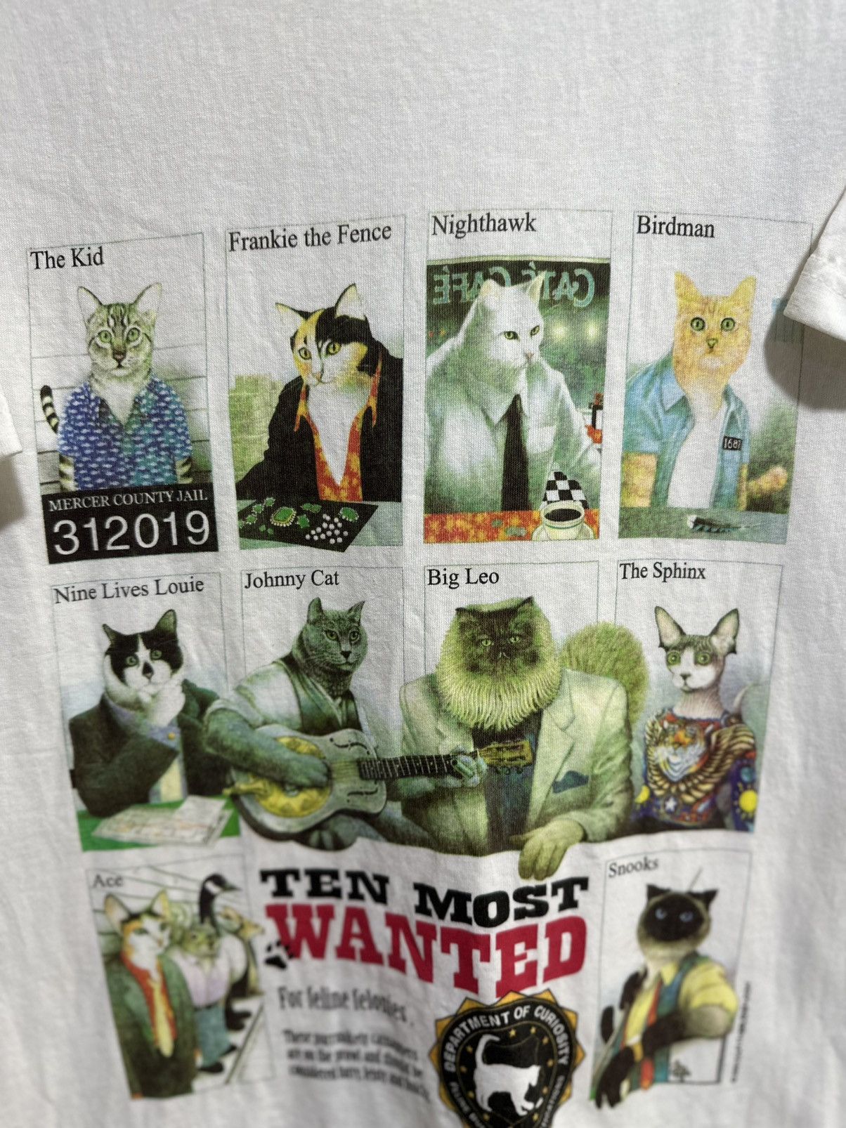 Gildan Vintage Ten Most Wanted Faded Tee Size US M / EU 48-50 / 2 - 2 Thumbnail