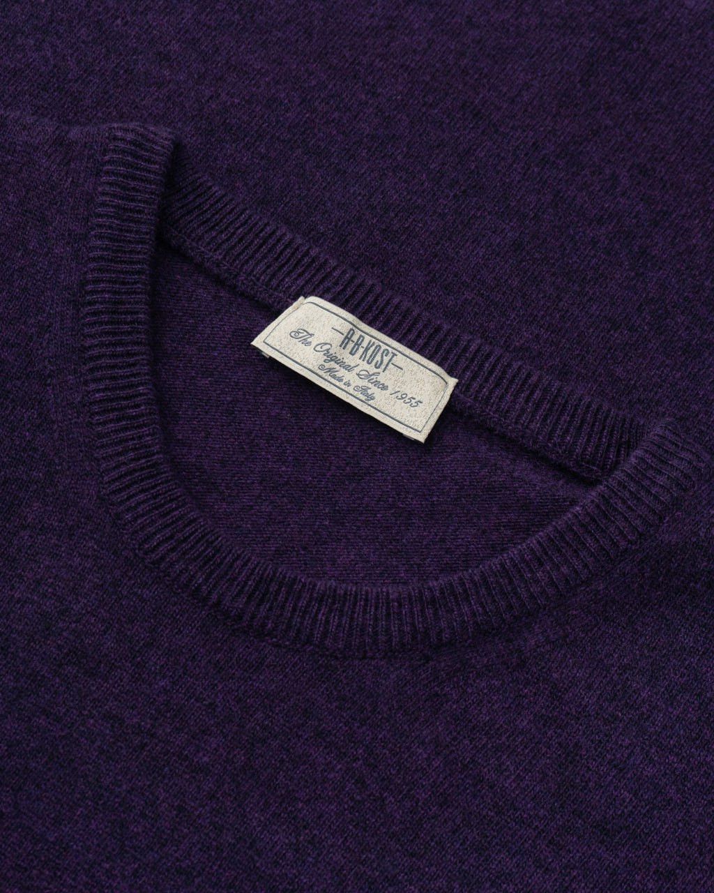 UMBERTO VALLATI / Merino & Cashmere Crew Neck Sweater